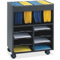 Black Mobile File Cart K9750