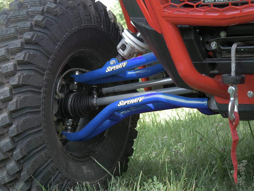 Heavy Duty High Clearance Forward Offset Front A-Arms for Polaris RZR XP 1000 / XP 4 1000, Voodoo/Velocity Blue, Includes All 4 Arms P256
