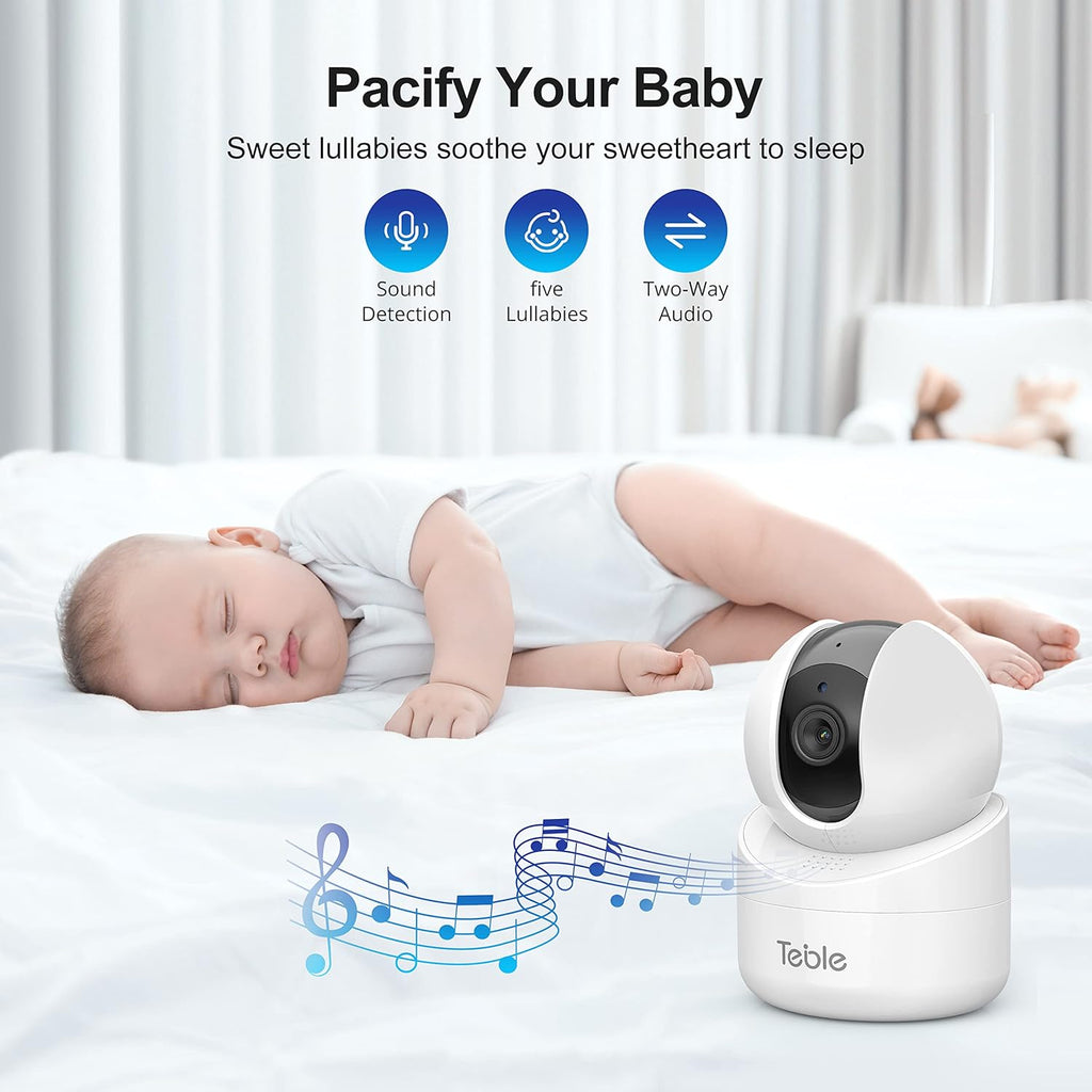 5.5 Video Baby Monitor with Camera and Audio, 720P HD Night Vision, 5000mAh Battery L949