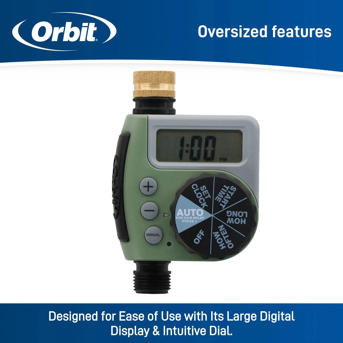 Brass Swivel Programmable Hose Faucet Timer L8312