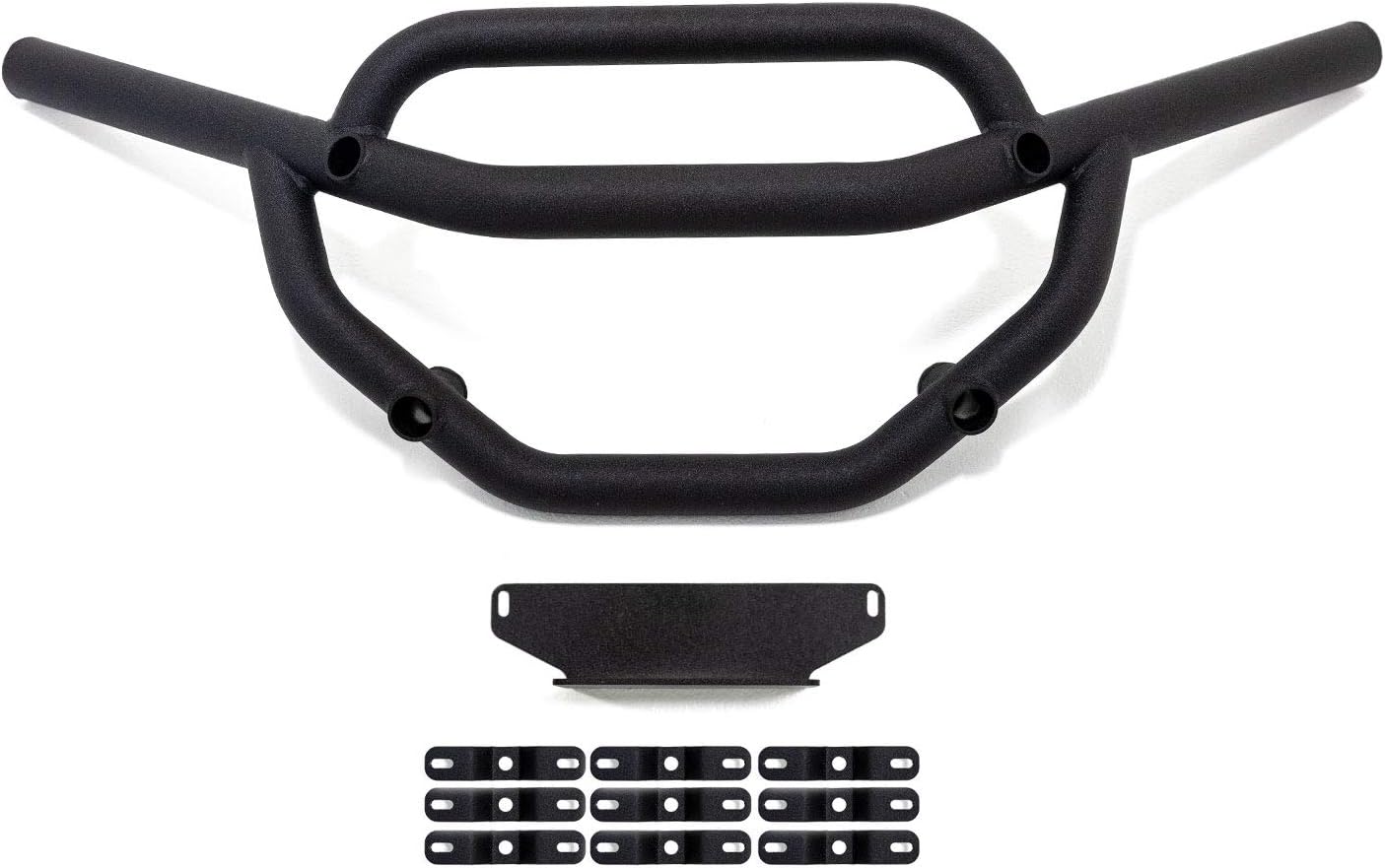 Black Heavy Duty Front Bumper D401