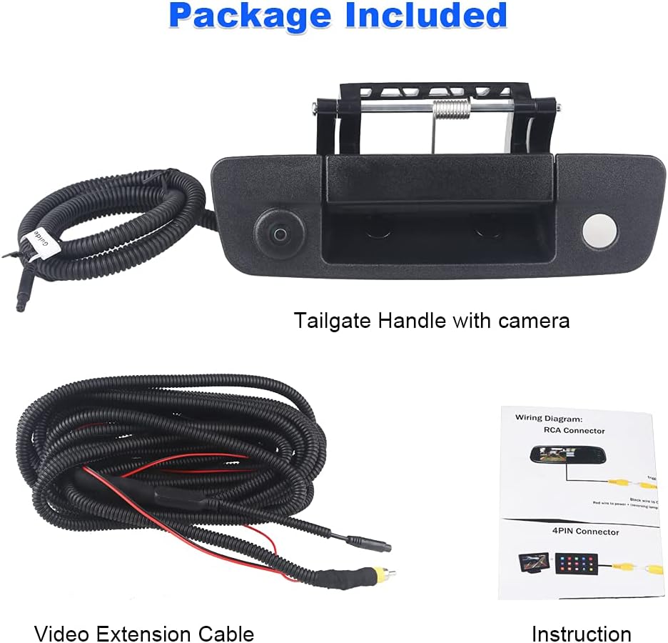 Rear View Backup Camera Tailgate Handle for Dodge Ram 1500 2500 3500 F49395