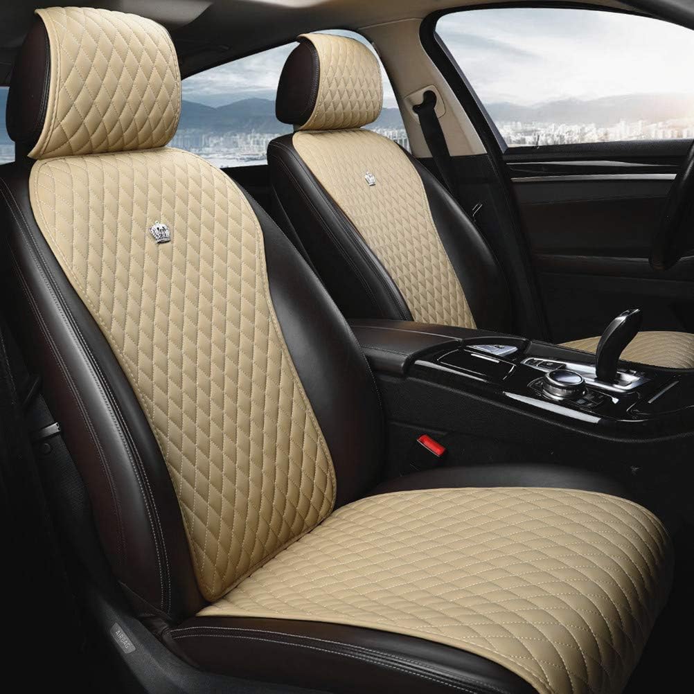 Black Leather Car Seat Covers 11PCS S377733