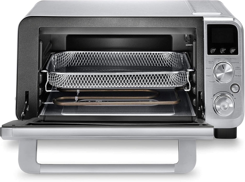 Stainless Steel 9-in-1 Digital Air Fry Convection Toaster Oven with Cooking Accessories H2488