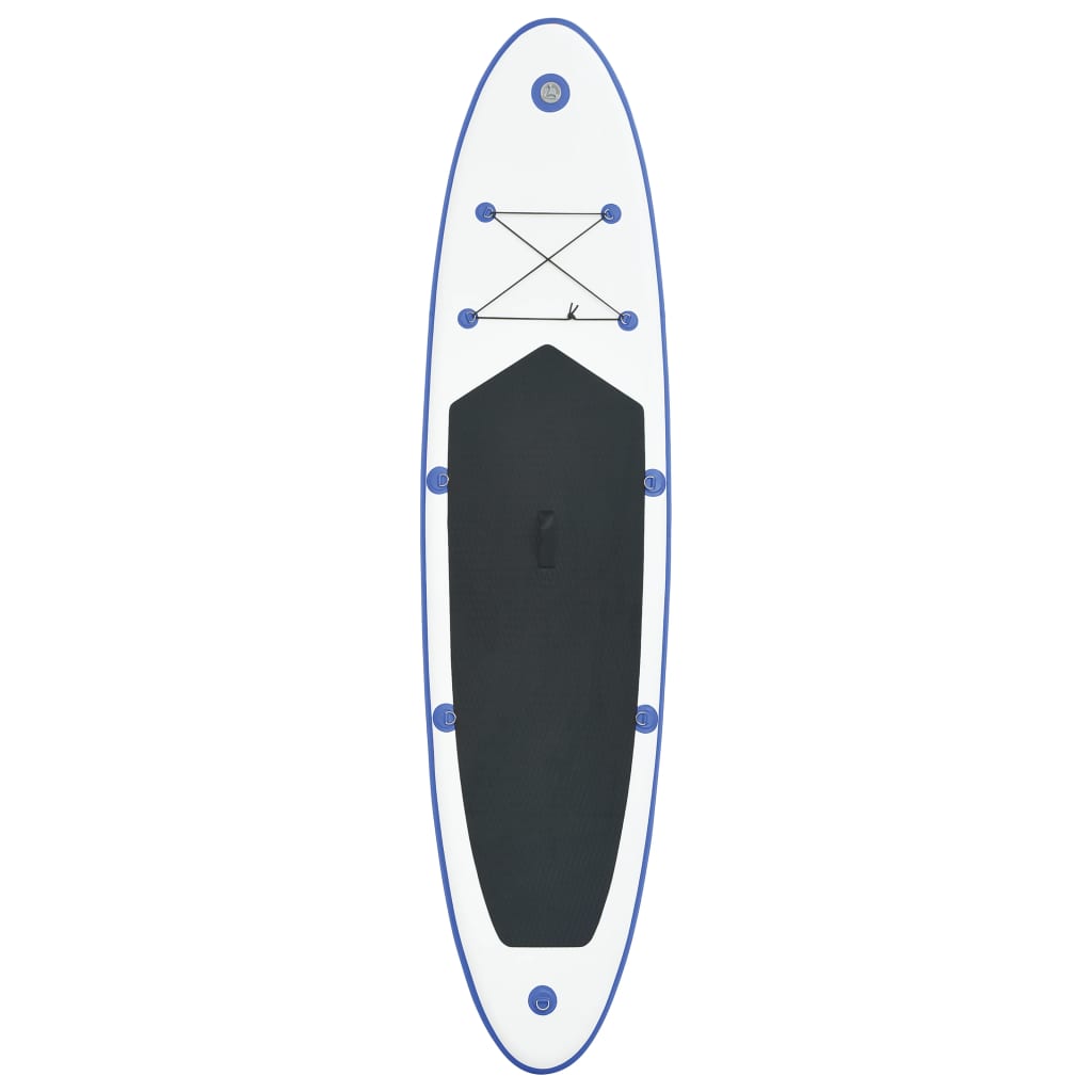 Blue and White Inflatable Paddleboard Set Y32152