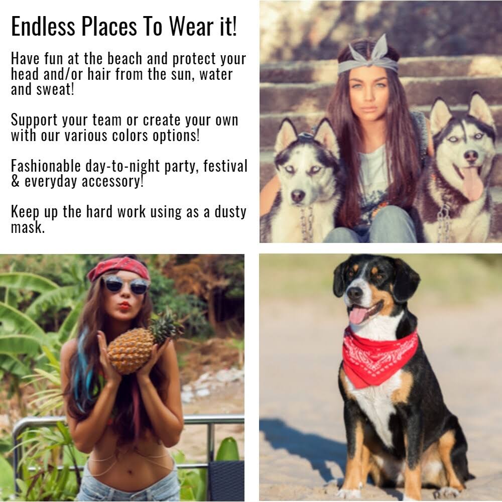 84 Pack 100% Polyester Paisley Bandanas (Orange) W23756