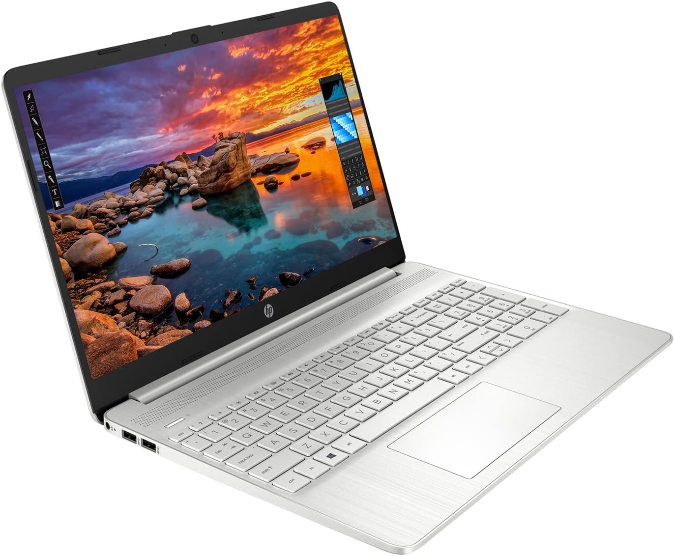 15.6" HD Touchscreen AMD Athlon Gold 3150U 32GB RAM 512GB SSD Windows 11 Home Silver Notebook Laptop F78659