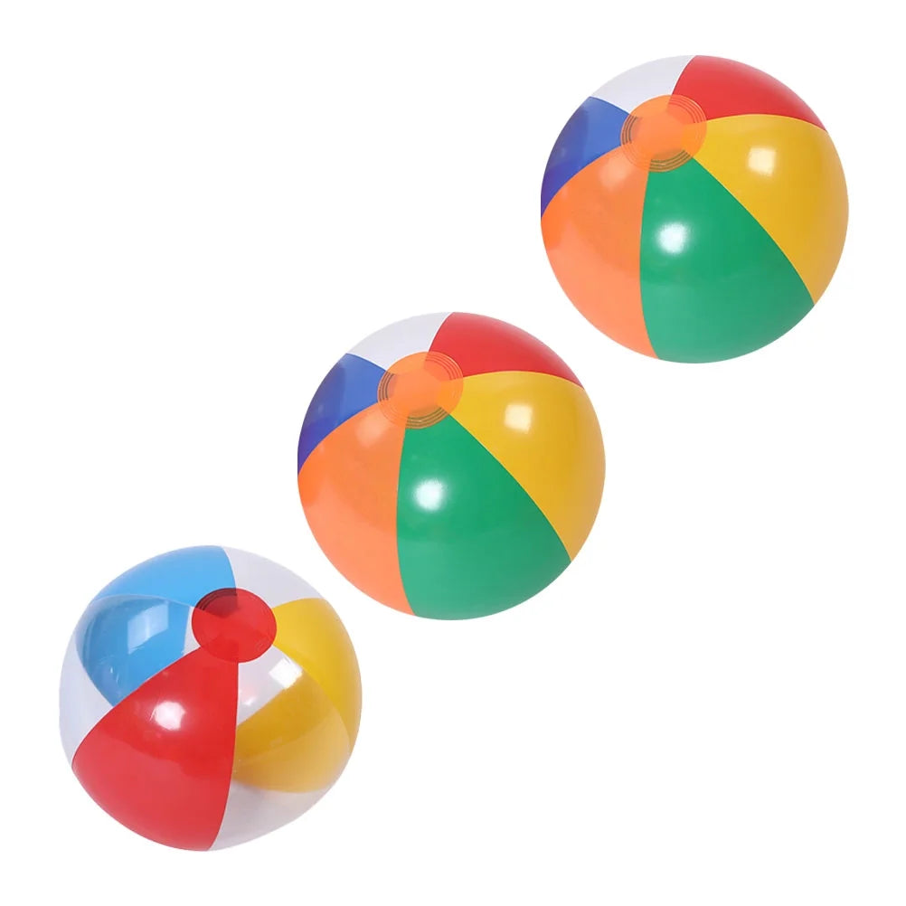 3Pcs Inflatable Beach Ball Pool Water Toy U8170