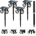 4 Pack Solar Motion Sensor Outdoor Spot Lights F321