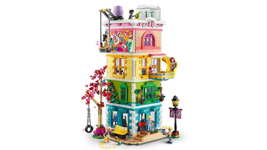 LEGO Friends Heartlake City Community Center 41748 Building Toy Set, 6 Mini-Dolls, Pet Dog C7145