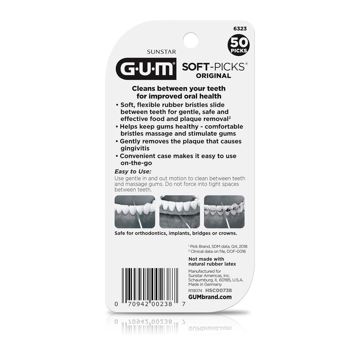 Disposable Interdental Brushes with Carry Case, 50ct N16008