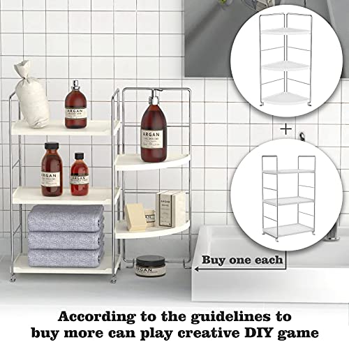 Chrome 3-Tier Bathroom Organizer Countertop Shelf K3248