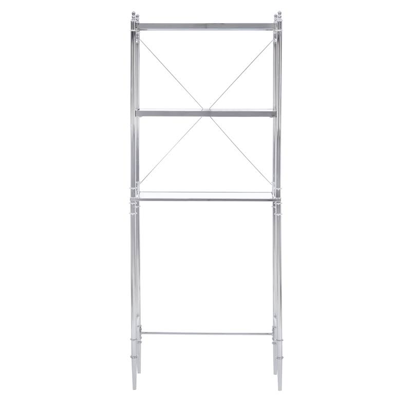 Metal and Glass Spacesaver in Chrome T6147