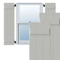 White Composite Board-n-Batten Shutters (Per Pair) O283
