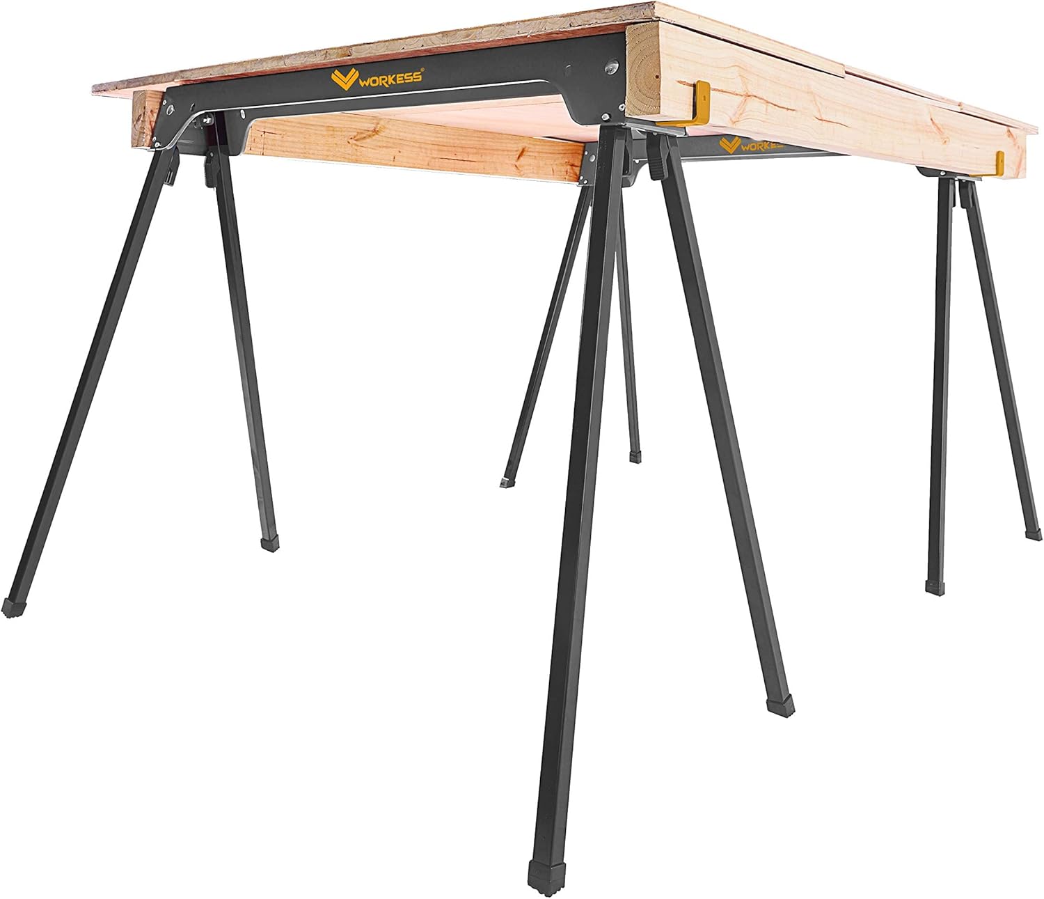 Sawhorse 2 Pack Portable Folding Heavy Duty 1100 LBS Weight Capacity C752493