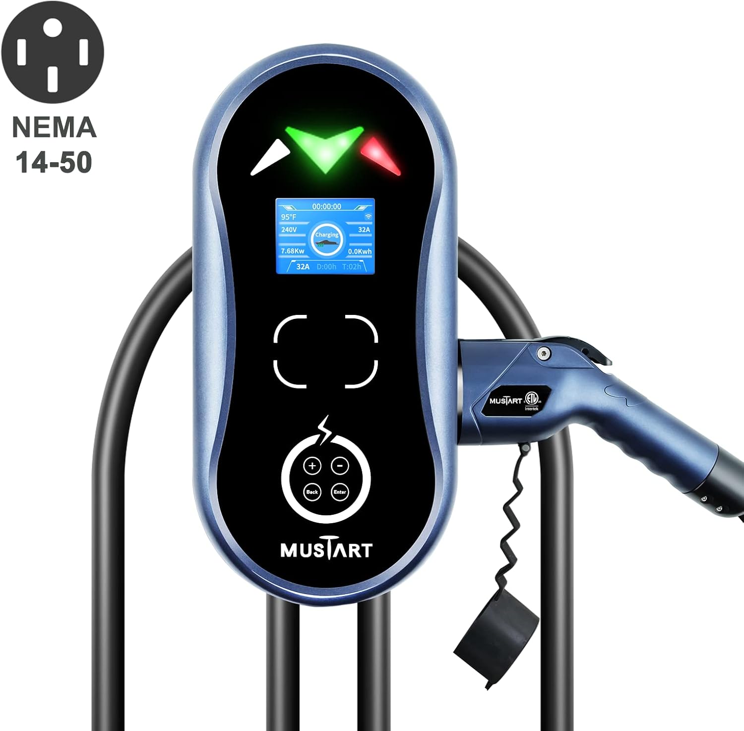 Level 2 EV Charger with 25ft Cable, NEMA 14-50P X971