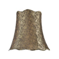 Light Gold Scallop Bell Lamp Shade D855