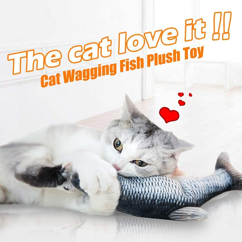 Realistic Flopping Fish Catnip Toy S1160