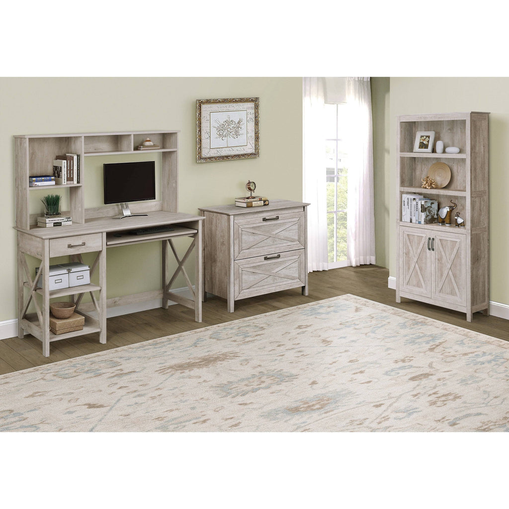 Honduras Washed Gray 2-Drawer Lateral File Cabinet E99064