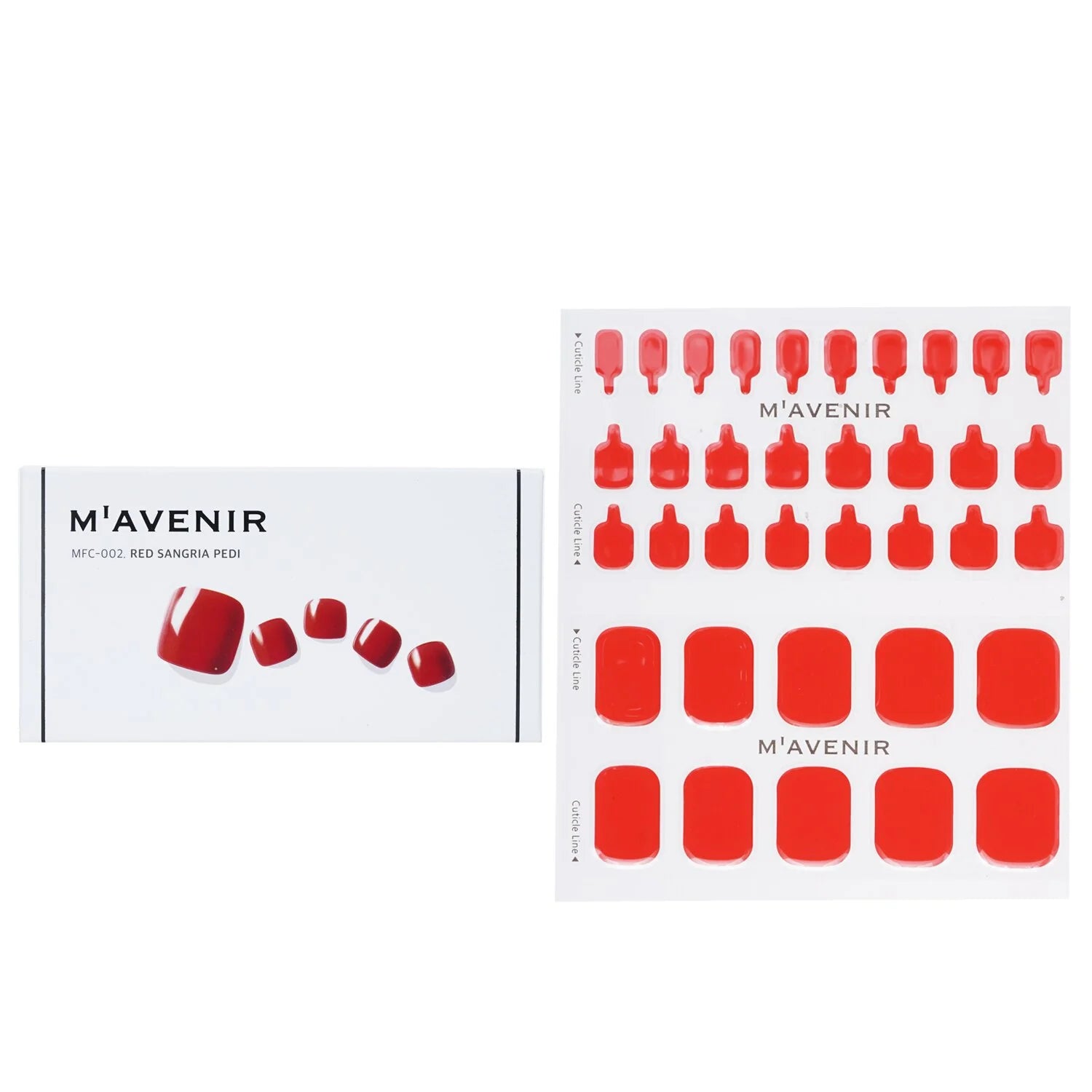 Classic Navy Nail Sticker 32pcs G511