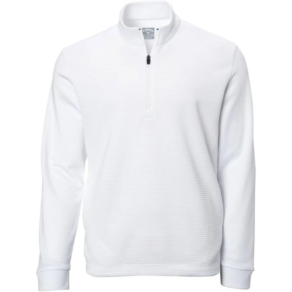 White 1/4 Zip Pullover Y387364