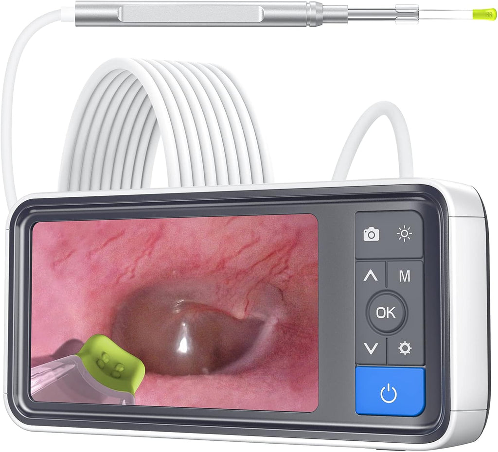 1080P HD Ear Wax Removal Otoscope with IPS Screen and 32G Card S148