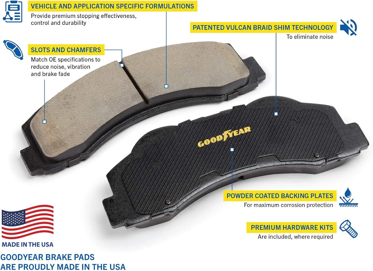 Front Brake Pads Pack of 2 G721501