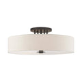 6 Light English Bronze Semi Flush Mount O5164