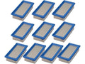 10 Pack Flat Air Filter Cartridges O73130