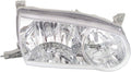 Passenger Side Head Light for 2001-2002 Toyota Corolla Pack of 2 K99830