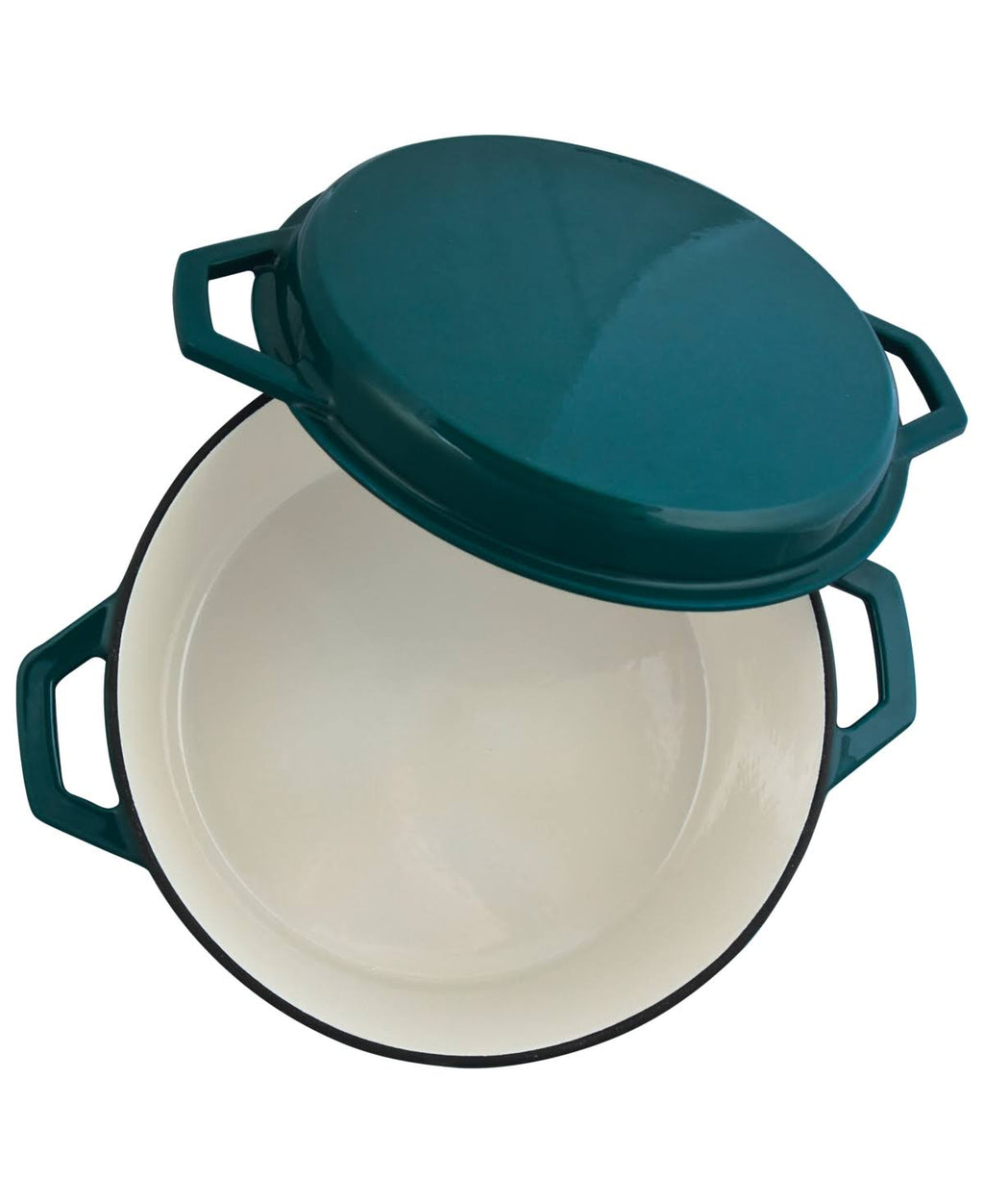 Enameled Cast Iron Dutch Oven with Grill Lid, 7-Quart E35996