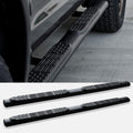 5 Oval Side Step Nerf Bars Matte Black D9071