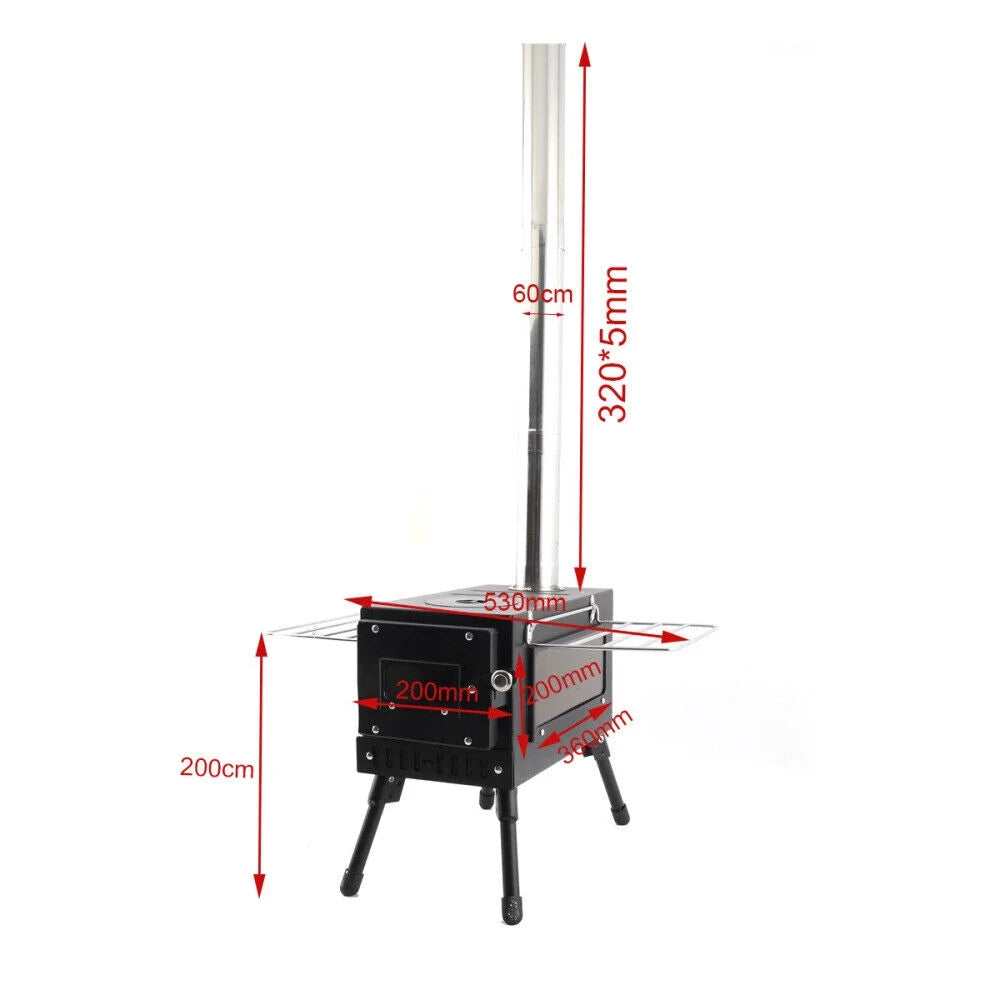Titanium Wood Burning Stove E324686
