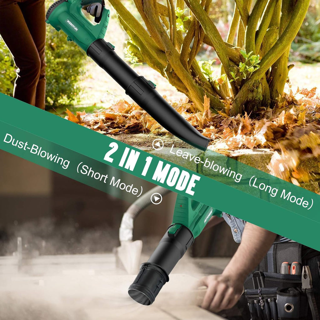 21V Cordless Handheld Leaf Blower with 4.0Ah Battery S695389