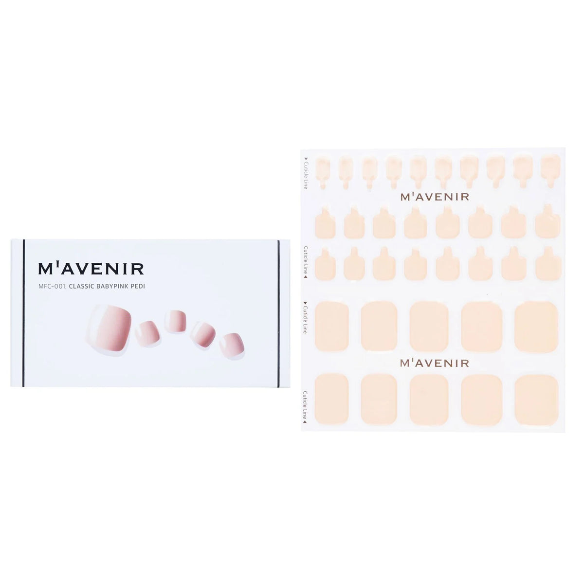 Classic Navy Nail Sticker 32pcs G511