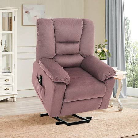 Electric Recliner Chair, Heavy Duty Power Lift Recliners, 300 lb Capacity, with Side Pockets J985