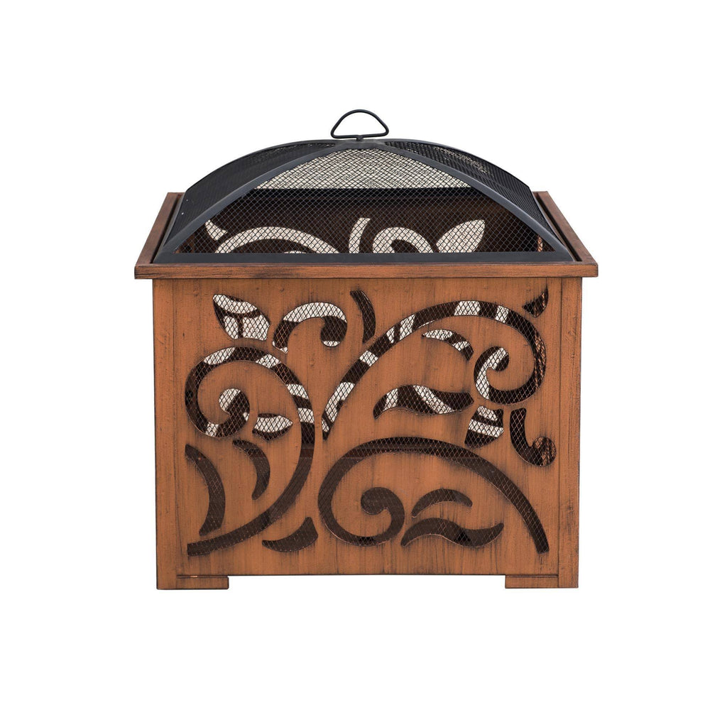 26 in. Square Wood Burning Firepit I499194