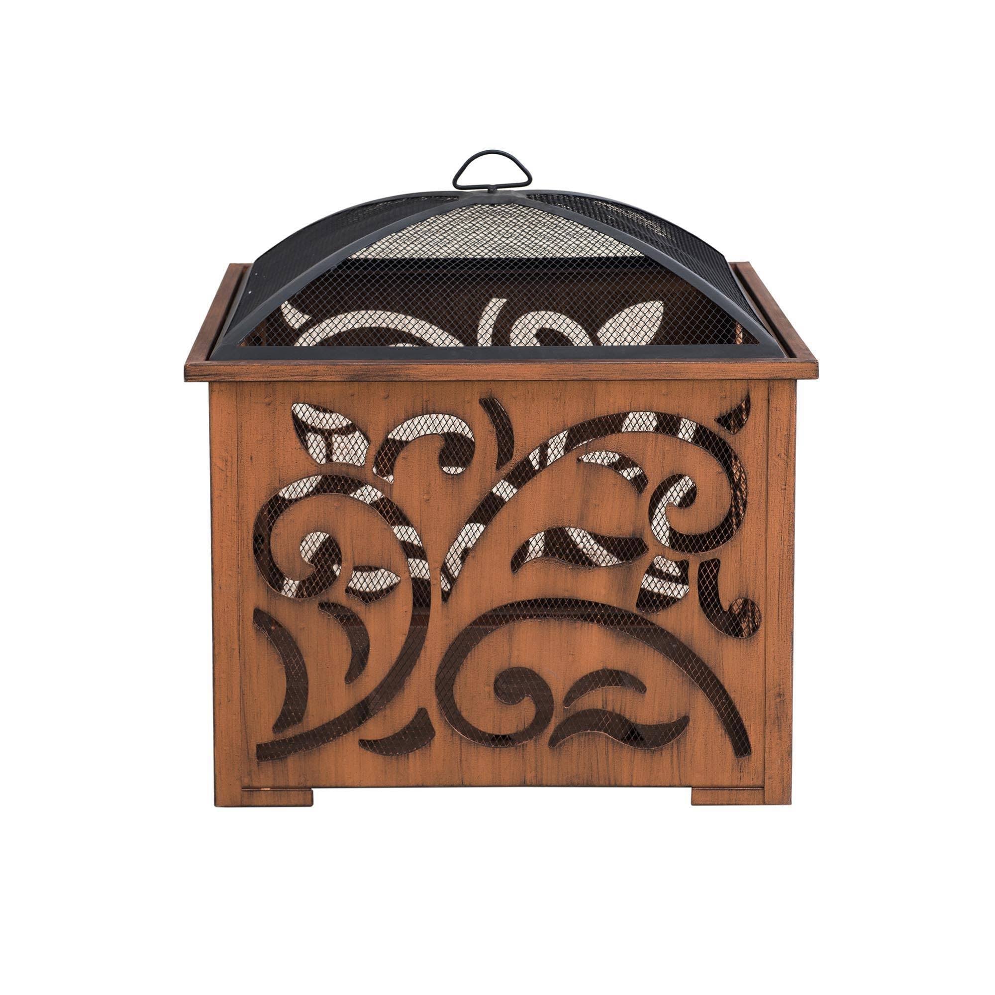 26 in. Square Wood Burning Firepit I499194