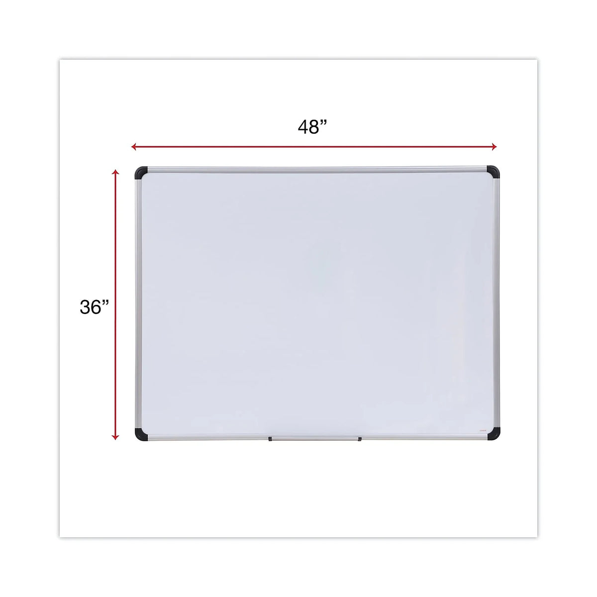 48 in. x 36 in. Lacquered Steel Magnetic Dry Erase Marker Board X82512