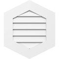 12x22W x 42x22H Vertical Peaked Surface Mount PVC Gable Vent 9/12 Pitch X663878