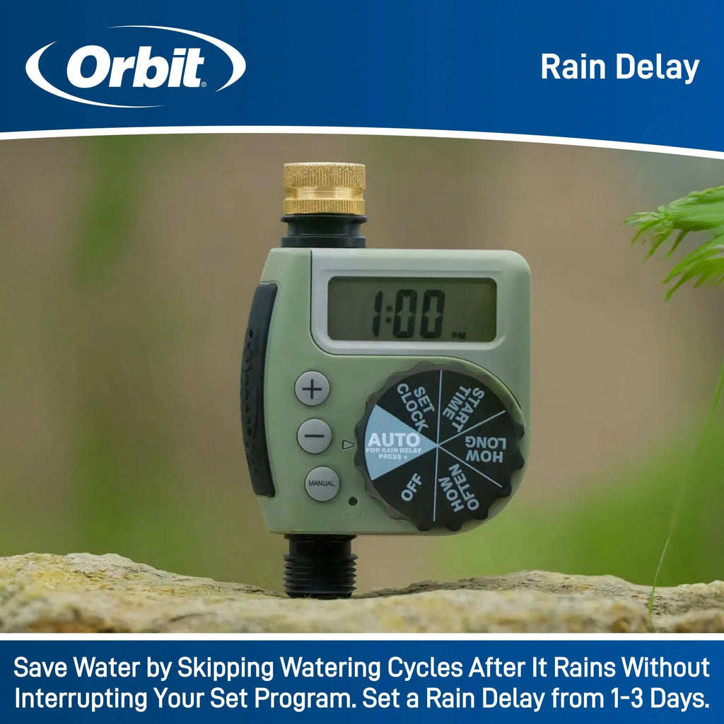 Brass Swivel Programmable Hose Faucet Timer L8312