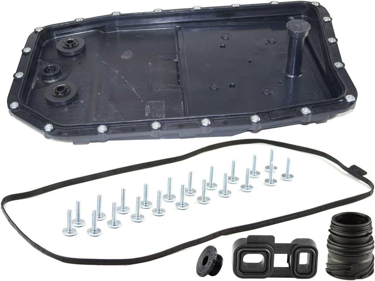 6HP26 Transmission Oil Pan with Drain Plug Gasket and Bolts Pack of 2 T404