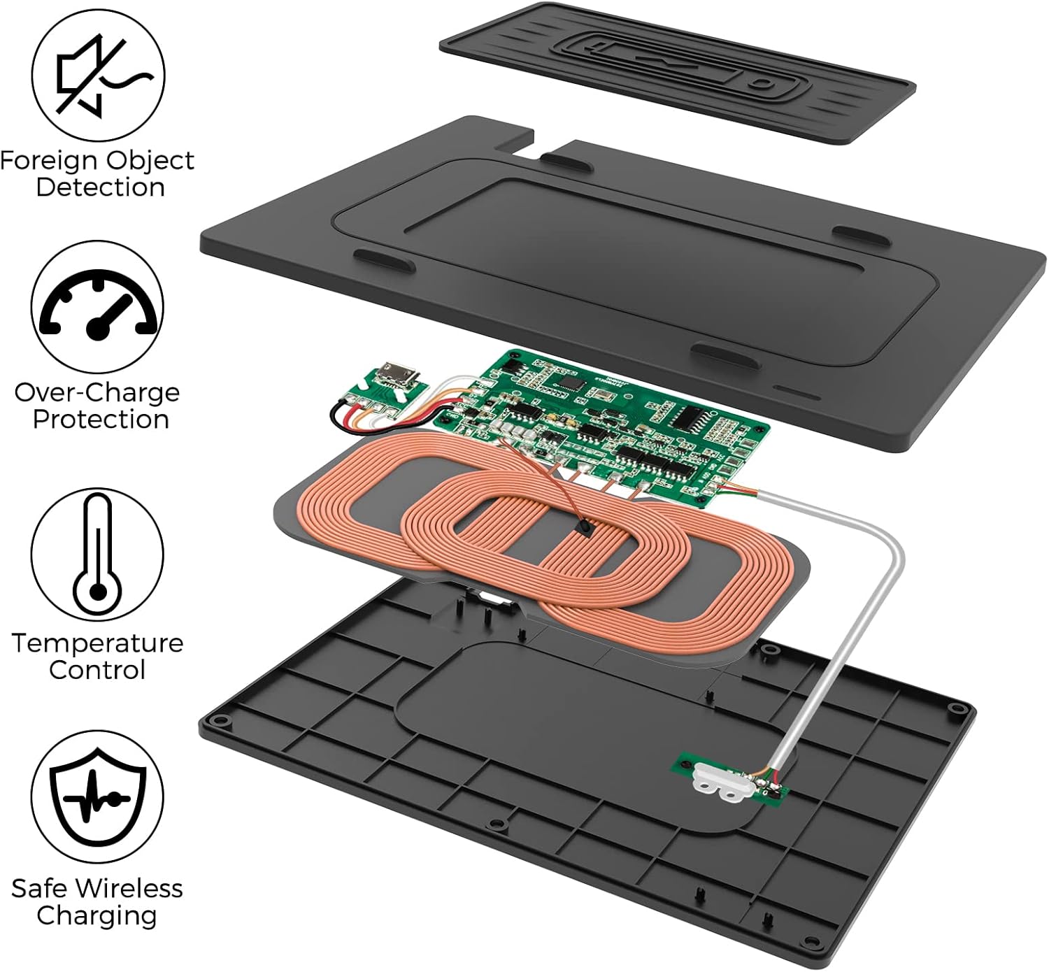 Wireless Charger for Toyota Camry 2018 2022, Pack of 2 Q14326