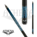 21 oz Athena Blue with White Roses Pool Cue G156622