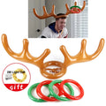 Inflatable Reindeer Antler Ring Toss Game with 4 Rings O7649