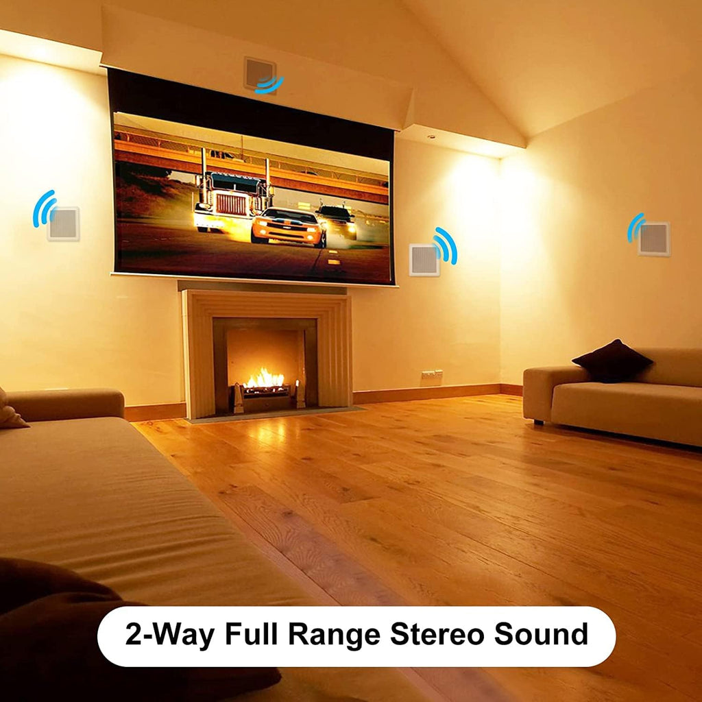 5.25 Inch Wall Mount Ceiling Speakers (2 Pairs) P74361