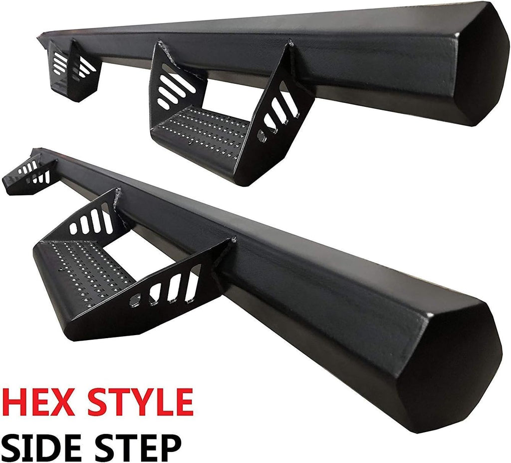 Compatible Side Step nerf bar for 2005-2022 Toyota Tacoma Double Cab 4 Full Doors E2209