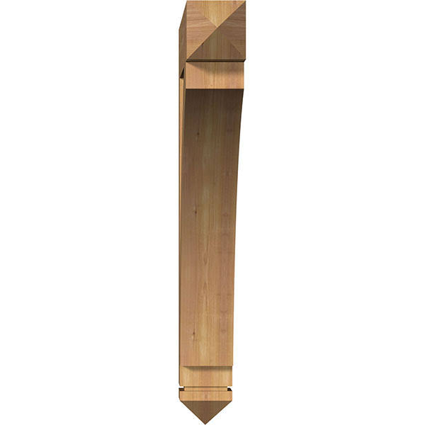 Thorton Arts u0026 Crafts Smooth Bracket, Western Red Cedar W876113