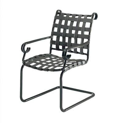 Patio Dining Armchair, Textured Black P39463