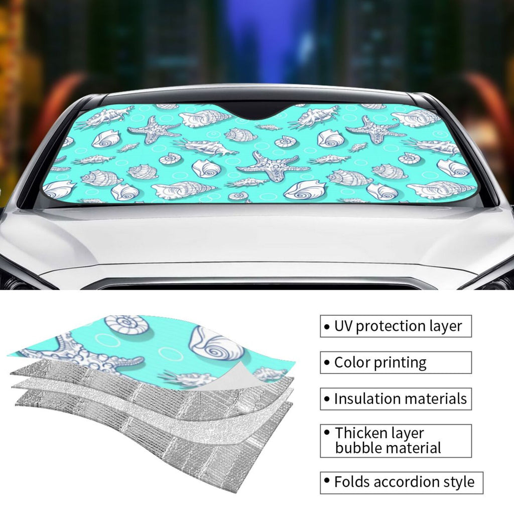 Small Foldable Car Windshield Sun Shade N412006